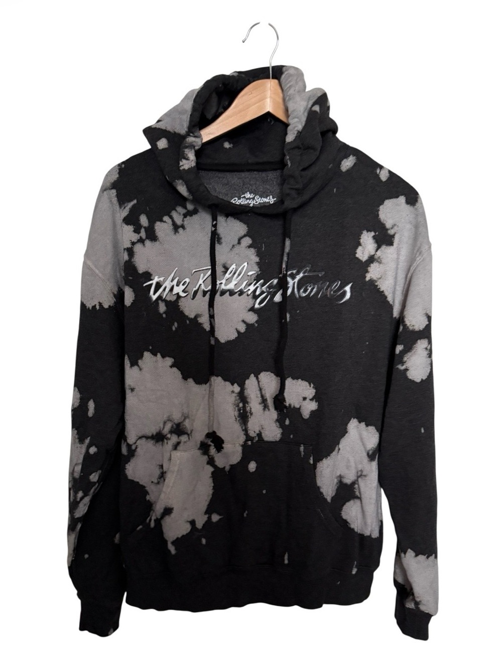 The Rolling Stones Men's Tongue Tie Dye Hoodie